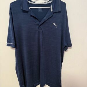 Puma Men's Navy Polo Shirt